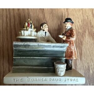 Sebastian Miniatures The Corner Drug Store 1949 PW Baston Hudson Mass. Vintage‎